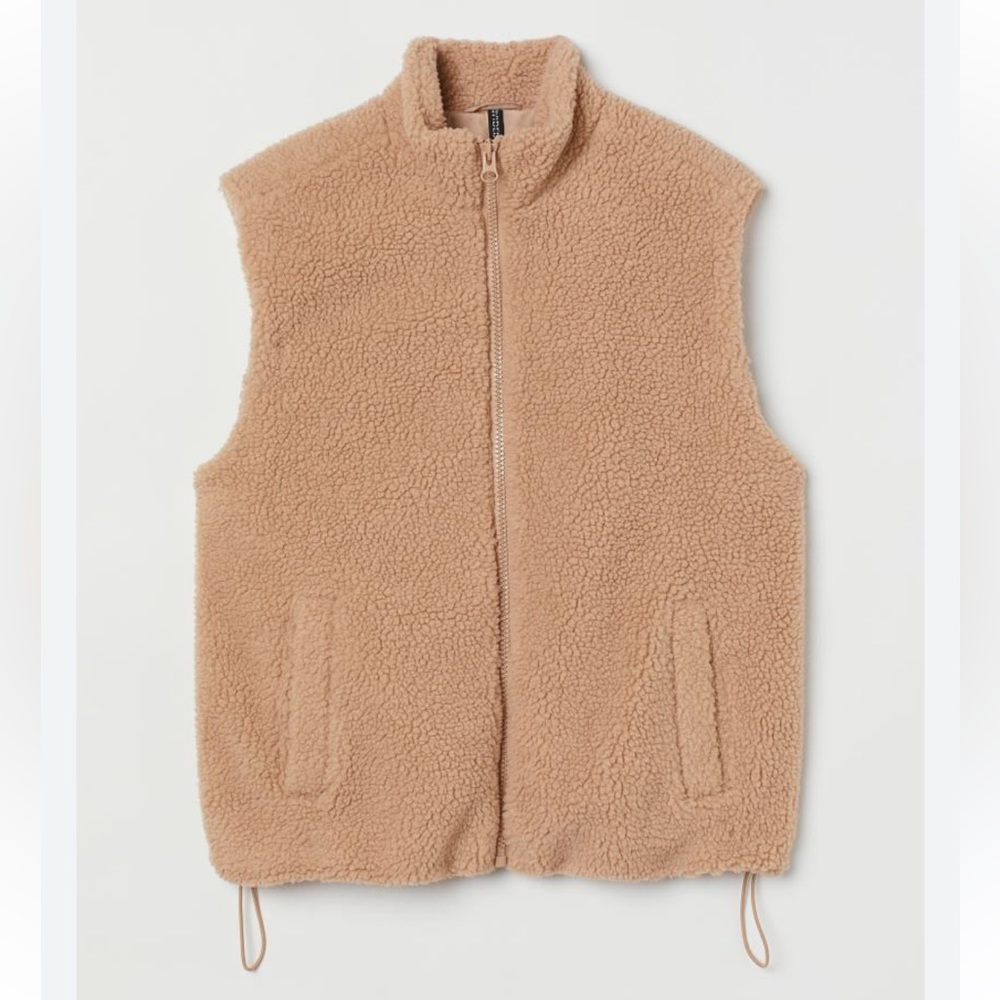 H&M Divided Fleece Vest Size Small NWT